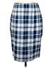 Kate Kasin Plaid Blue Casual Skirt Size S - photo 1