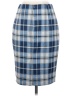 Kate Kasin Plaid Blue Casual Skirt Size S - photo 2