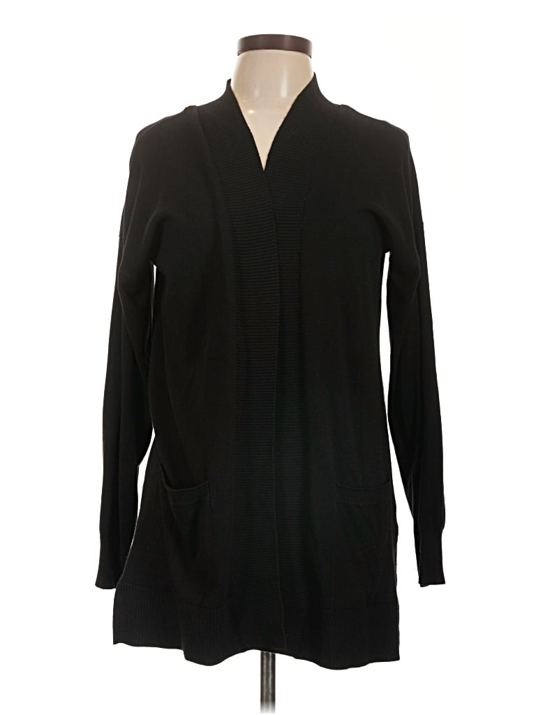 Pre-owned 89th & Madison Cardigan Sweater In Black