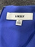 Likely Solid Blue Casual Dress Size 4 - photo 7
