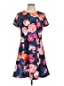 Eliza J Floral Blue Casual Dress Size 12 - photo 1