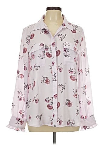 Ann Taylor LOFT Long Sleeve Blouse (view 1)