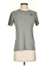 Nike 100% Polyester Gray Active T-Shirt Size S - photo 1
