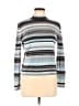 Laura Scott Silver Long Sleeve Turtleneck Size M - photo 1
