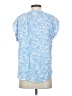 H&M Blue Short Sleeve Blouse Size S - photo 2