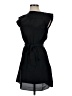 Express 100% Polyester Solid Black Casual Dress Size XS - photo 2