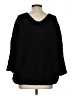 Pol 100% Polyester Black Pullover Sweater Size S - photo 2