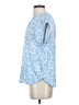 H&M Blue Short Sleeve Blouse Size S - photo 5