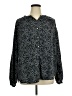 Old Navy Paisley Black Long Sleeve Button-Down Shirt Size XL (tall) - photo 1