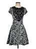 Xhilaration Paisley Silver Cocktail Dress Size XS - photo 1