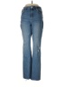 DAILYLOOK Hearts Blue Jeans Size 29 waist - photo 1