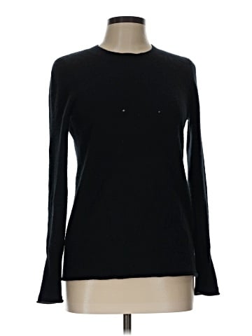 Aqua Cashmere Pullover Sweater (view 1)