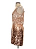 Parker 100% Polyester Metallic Brown Cocktail Dress Size XS - photo 5