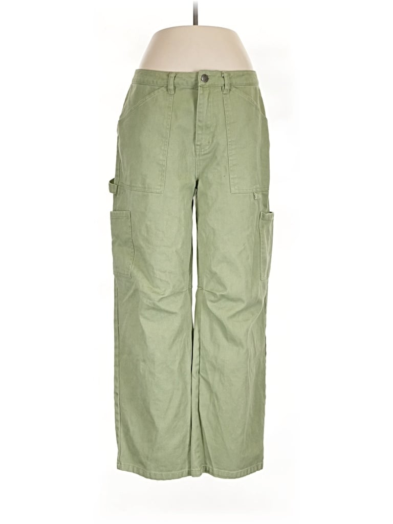 Pre-owned Billabong Cargo Pants In Green