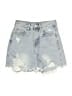 Superdown 100% Cotton Blue Denim Shorts Size 26 waist - photo 1