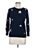 J.Crew 100% Cashmere Stars Blue Cashmere Pullover Sweater Size M - photo 1