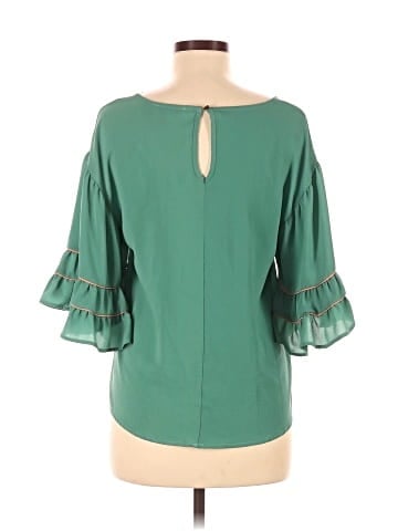June & Hudson 3/4 Sleeve Blouse (view 2)