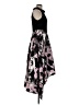 SLNY 100% Polyester Floral Black Cocktail Dress Size 8 - photo 4