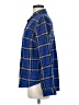 St. John's Bay 100% Cotton Plaid Blue Long Sleeve Button-Down Shirt Size M - photo 5