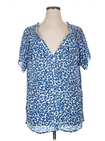 Rungolee Short Sleeve Silk Top (view 1)