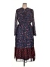 Aqua 100% Polyester Paisley Blue Casual Dress Size XL - photo 1