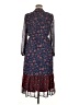 Aqua 100% Polyester Paisley Blue Casual Dress Size XL - photo 2