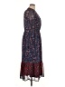 Aqua 100% Polyester Paisley Blue Casual Dress Size XL - photo 4