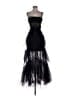 BCBGMAXAZRIA 100% Polyester Black Cocktail Dress Size 2 - photo 1