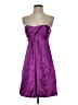 Cache 100% Silk Purple Cocktail Dress Size 0 - photo 1