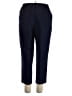 Liz Baker Essentials 100% Polyester Solid Blue Casual Pants Size 16 - photo 2
