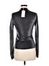 MNG Metallic Silver Long Sleeve Top Size M - photo 2