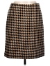 Talbots Outlet Houndstooth Brown Casual Skirt Size 10 Petite - photo 1