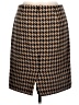 Talbots Outlet Houndstooth Brown Casual Skirt Size 10 Petite - photo 2