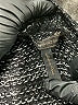 BCBGMAXAZRIA 100% Rayon Metallic Black Pullover Sweater Size S - photo 7