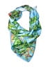 Lush 100% Polyester Tropical Blue Scarf One size - photo 1