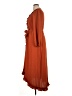 Simplee 100% Polyester Orange Casual Dress Size XL - photo 5
