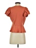 Express Orange Short Sleeve Blouse Size S - photo 2