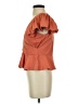 Express Orange Short Sleeve Blouse Size S - photo 5