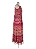 Studio One 100% Polyester Print Pink Casual Dress Size 8 - photo 4