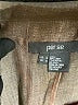 Per Se By Carlisle 100% Linen Brown Jacket Size 4 - photo 6