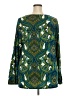 Lane Bryant Paisley Green Long Sleeve Blouse Size 22 - 24 Plus - photo 2