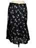 Veronica Beard Floral Black Silk Skirt Size 16 - photo 2