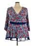 ModCloth Blue Casual Dress Size 3X - photo 1
