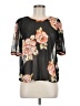 A New Day Black Short Sleeve Blouse Size M - photo 1