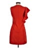 C. Luce Solid Red Cocktail Dress Size S - photo 2