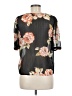 A New Day Black Short Sleeve Blouse Size M - photo 2