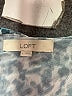Ann Taylor LOFT Teal Long Sleeve Top Size L - photo 7