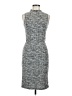 Aqua Tweed Gray Cocktail Dress Size M - photo 1