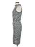 Aqua Tweed Gray Cocktail Dress Size M - photo 5