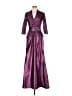 Alyce 100% Polyester Purple Cocktail Dress Size 4 - photo 1